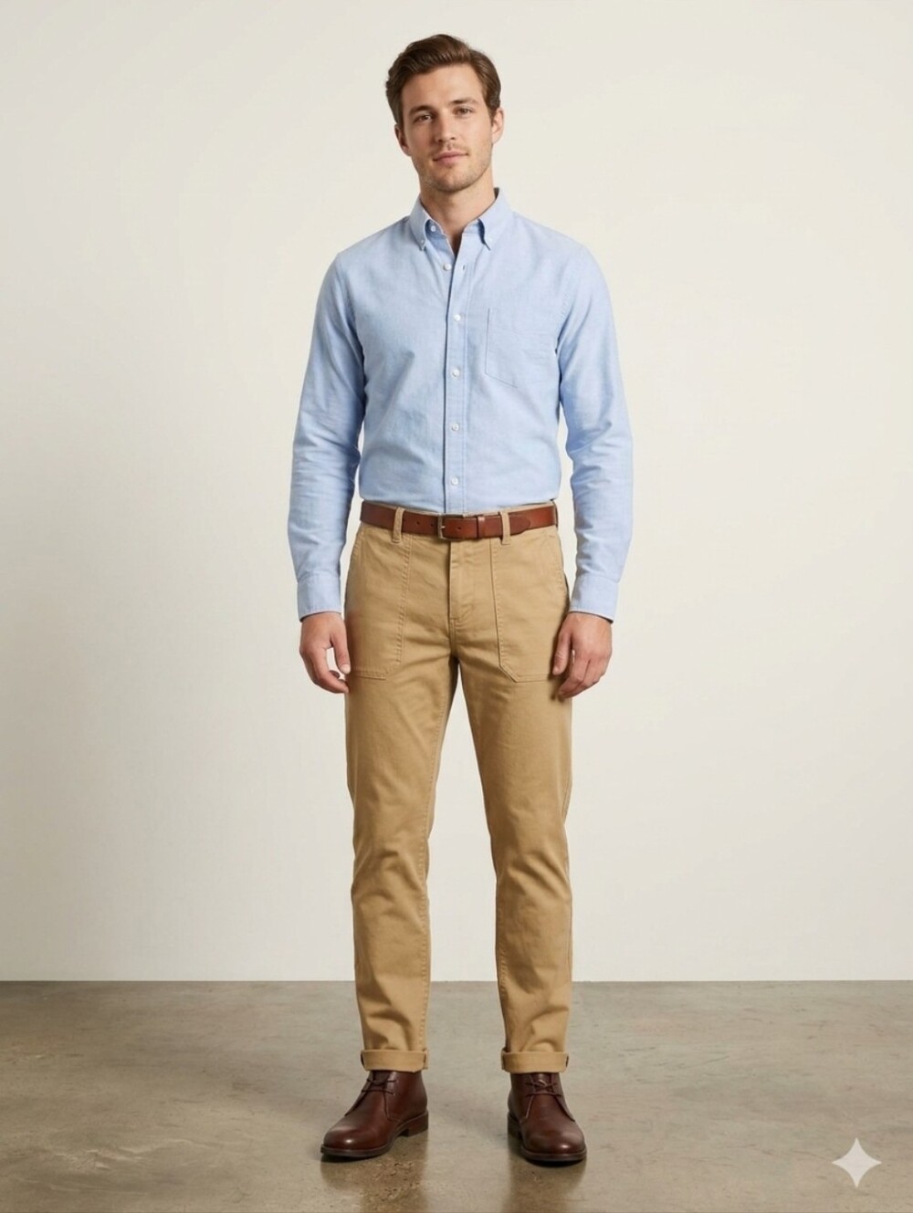 Aeropostale Men's Chino Pants in Light Tan